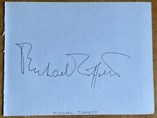 Composer Sir Michael Tippett