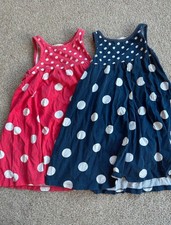 2 H&M Spotty Summer Dresses Size 2-4 Years