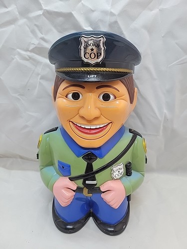 Cookie cop talking jar - cop,