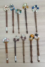 10 Vintage Mixed Wooden Lace