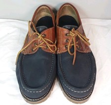 Camel Boots Mens Nubuck Leather Lace Up Loafers Deck Shoes UK 13.5 Preowned