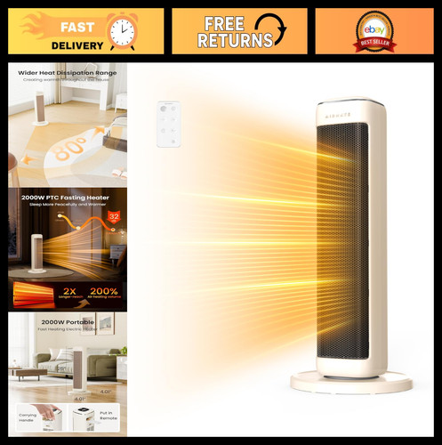 Electric space heater - 25",