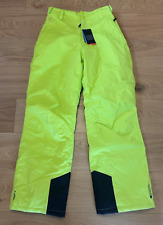 NEW * Mens Mountain Warehouse Ski Trousers Salopettes Gravity Lime Green