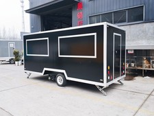 Black Food Trailer Mobile