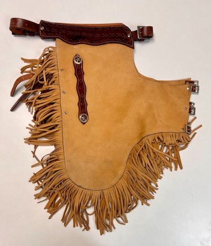 Western leather batwing - western,