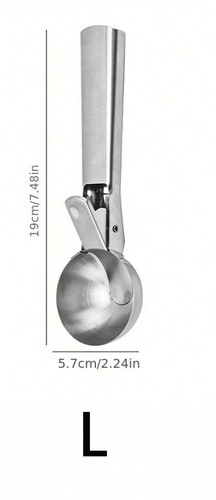 Large stainless steel ice - large,