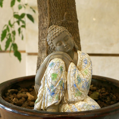 Sleeping buddha statue resin - statue,