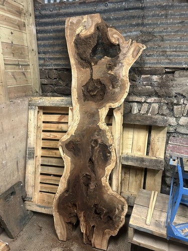 Roughsawn english burr burl - roughsawn,