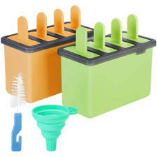 8x Ice Lolly Popsicle Mould