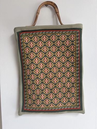 Vintage tapestry carpet bag - tapestry,