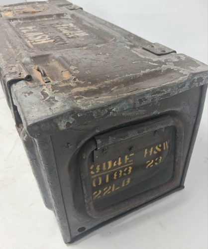 British army ammo box 1983 - army,