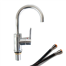 CARAFLO COLONNA SWAN NECK SPOUT MIXER TAP CARAVAN ELDDIS COMPASS BUCCANEER W652
