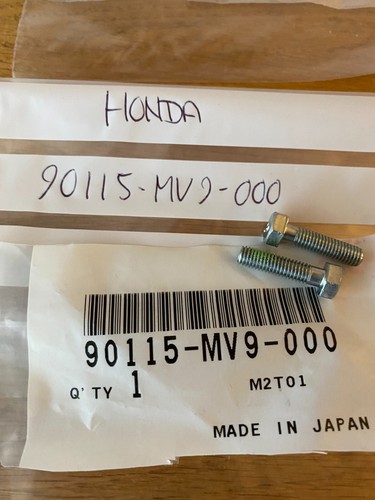 Honda footrest rubber fixing