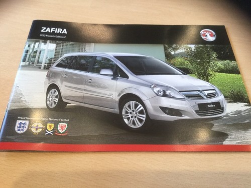 Vauxhall zafira 2012 - 2012, models