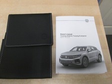 VOLKSWAGEN TOUAREG hybrid OWNERS HANDBOOK / MANUAL + WALLET 2021-2025