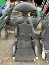 Porsche 996/968 Carbon Fibre Adjustable Replica Seats X 2. Need Re-trimming.