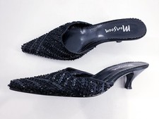 Monsoon size 4 (37) black faux