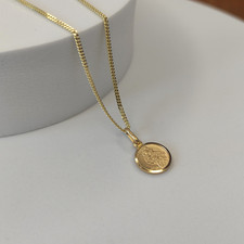 Gold on Sterling Silver 10mm