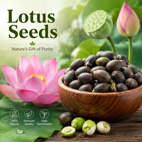 20x seeds lotus mix flower - 20x,