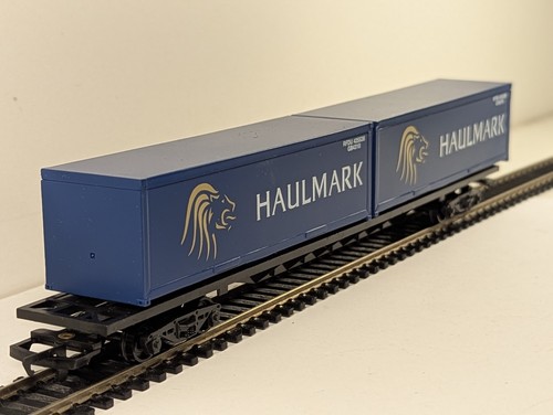 Hornby r387a container wagon - container,