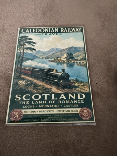 Caledonian railway scotland - caledonian, a3