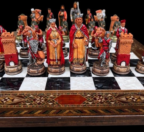 Chess set camelot king - chess,