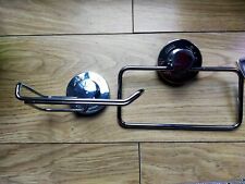 BlissHome lock 'n' roll towel ring and toilet roll holder set.