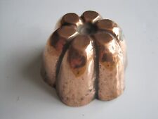 ANTIQUE VICTORIAN COPPER FLAT TOP FLUTED DARIOL MOULD - C1895