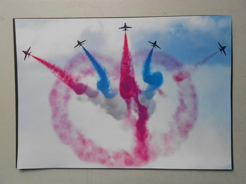 Military aviation print red - ,