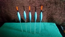 5 hand made pole floats