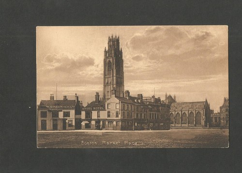 Postcard lincolnshire boston - lincolnshire,