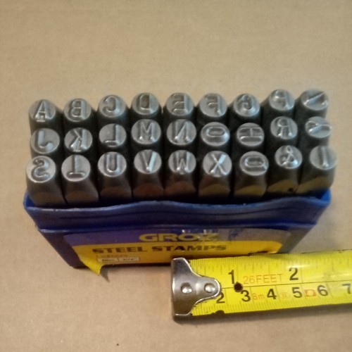 Groz letter punches - groz, marking