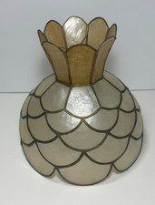 Antique Capiz Shell and Brass