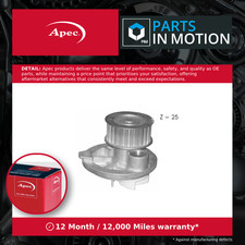 Water Pump fits VAUXHALL VX220 Turbo 2.0 01 to 04 Z20LET Coolant 1334064 1334139