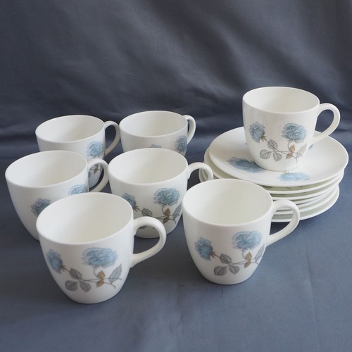 Wedgwood ice rose coffee cups - wedgwood,