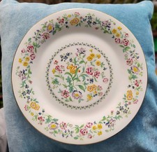 Royal Kent Fine Bone China Dinner Plate Staffordshire England Vintage Floral 11"