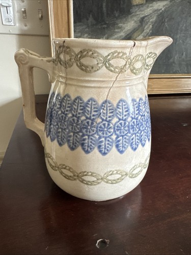 Antique welsh sponge pitcher - antique,