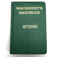 Machinery’s Handbook - 16th