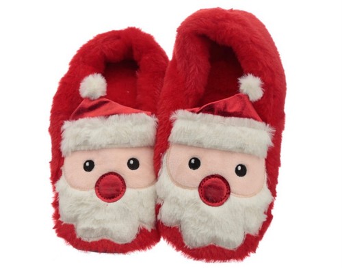 Christmas santa plush toesties - christmas,