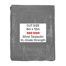Waterproof 300GSM Extra Heavy Duty SUPERGRADE Tarpaulins Ground Sheet Cover Tarp