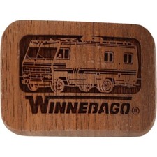Winnebago Motorhome Lesharo Itasca Chieftain Elandan Mini 70s Vtg Belt Buckle