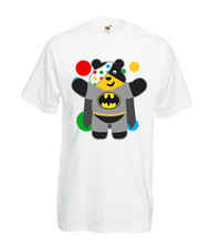 New Kids Men Women Spotty Batman Pudsey Bear T-Shirt Charity Children In Need