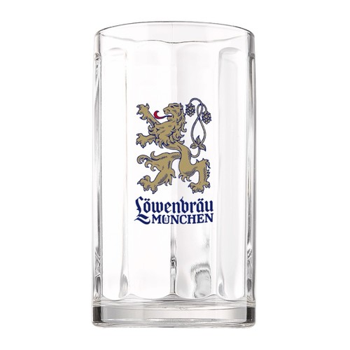 Lowenbrau glass pint tankard - pint,