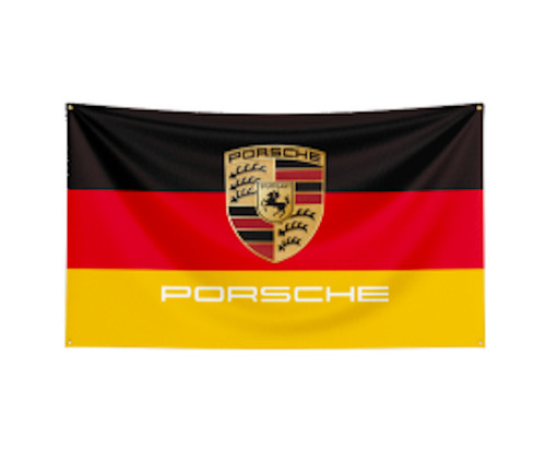 Porsche banner flag - porsche, /