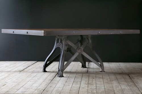 Vintage dining table bespoke - dining,