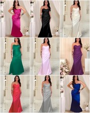 Satin Mermaid Bridesmaid Dress