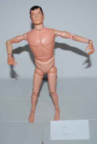 Vintage action man naked - man,