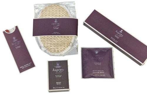 Asprey travel pack set loofah - asprey,