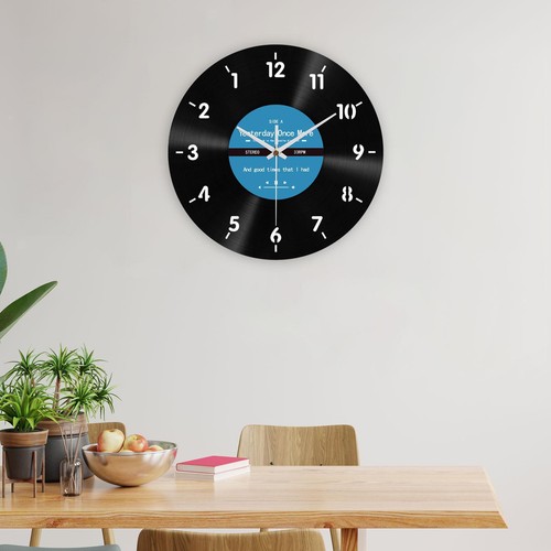 Backwards clock decorative - backwards,