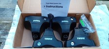 Thule 754 Foot Feet Kit for Roof Bars Rails with locks fitted and 2x keys 